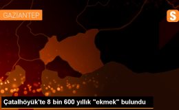 Çatalhöyük’teki kazıda 8 bin 600 yıllık ekmek bulundu