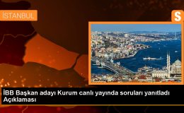 İBB Başkan adayı Kurum canlı yayında soruları yanıtladı Açıklaması