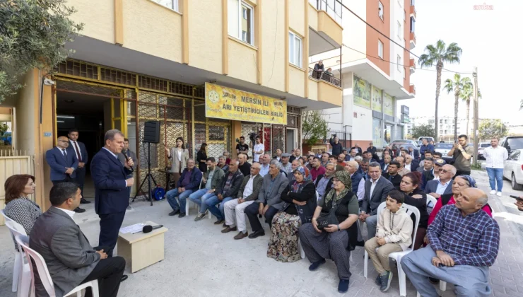 Mersin Büyükşehir Belediye Başkanı Vahap Seçer, Arı Yetiştiricileri Birliği’ni Ziyaret Etti