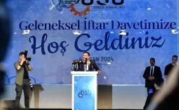 Kayseri OSB Başkanı Mehmet Yalçın, iftar programında konuştu